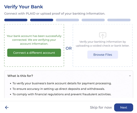 Underwriting verification window